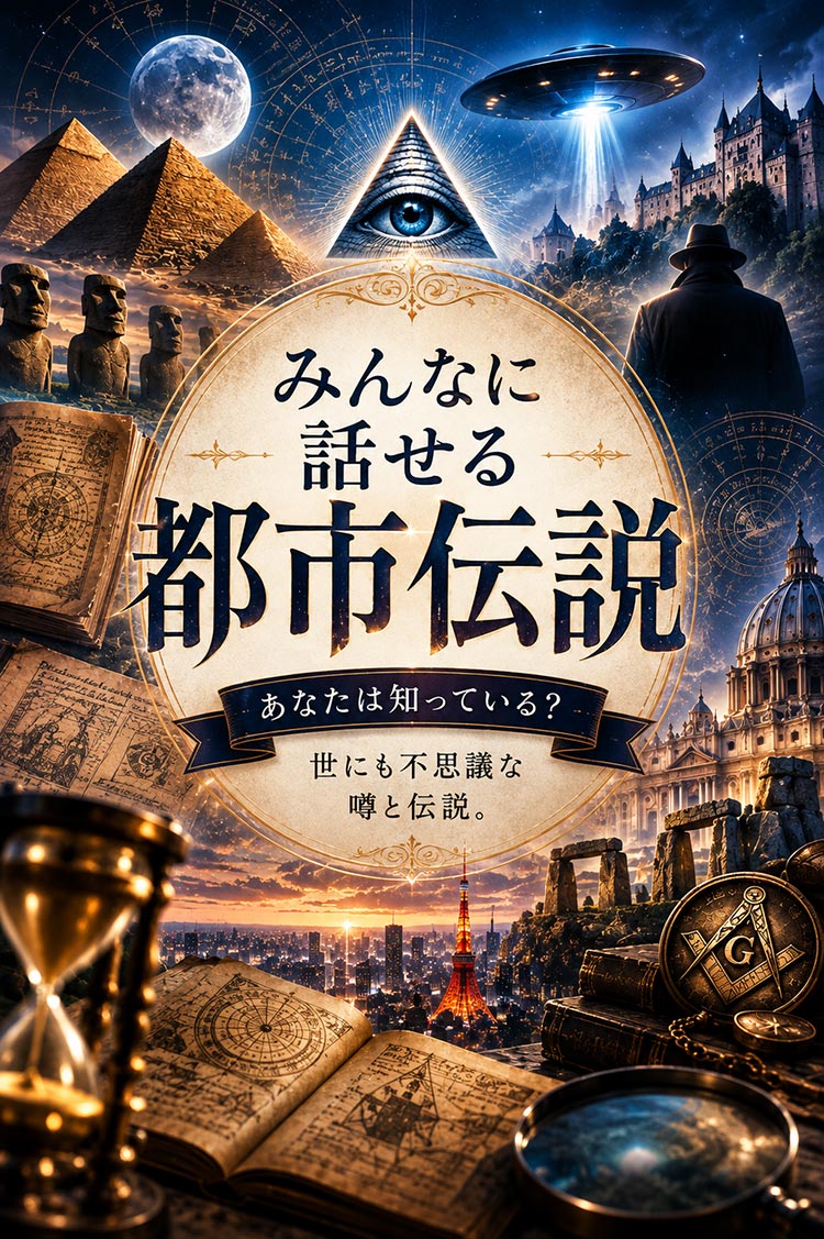 みんなに話せる都市伝説 あなたは知っている？世にも不思議な噂と伝説。